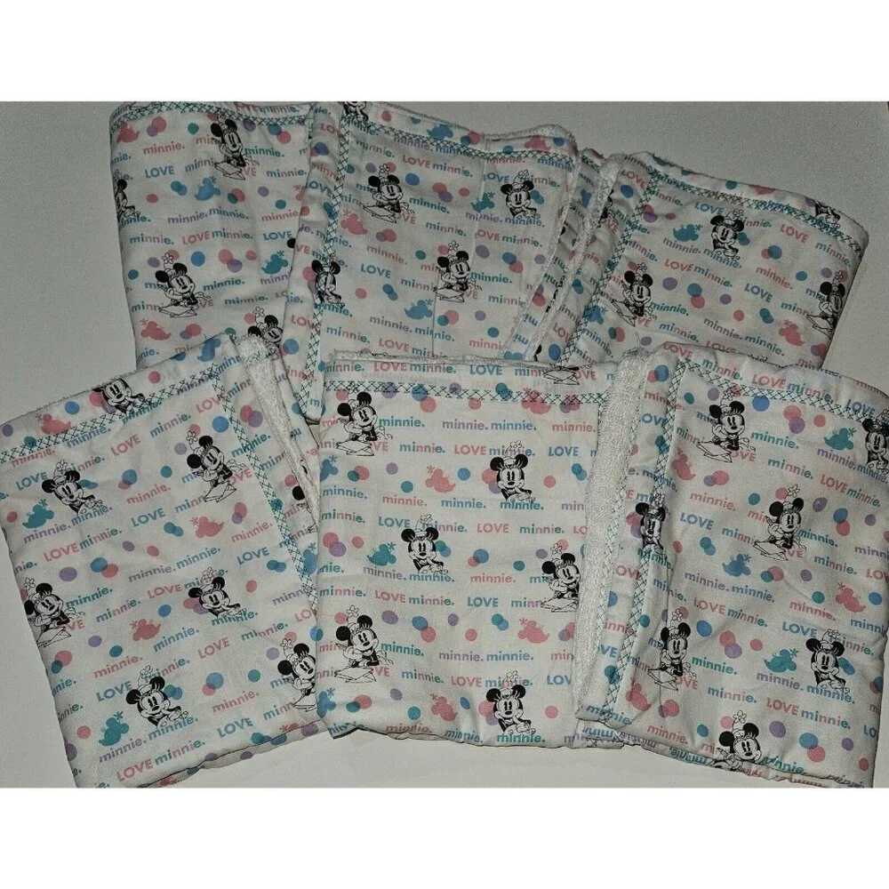 6 Handmade Minnie Mouse Hand Towels 16